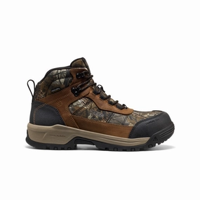 Smooth Fit Understated Cool Men'S Skokie Waterproof Work Boot (Carbon Toe)  |  Camo/Black