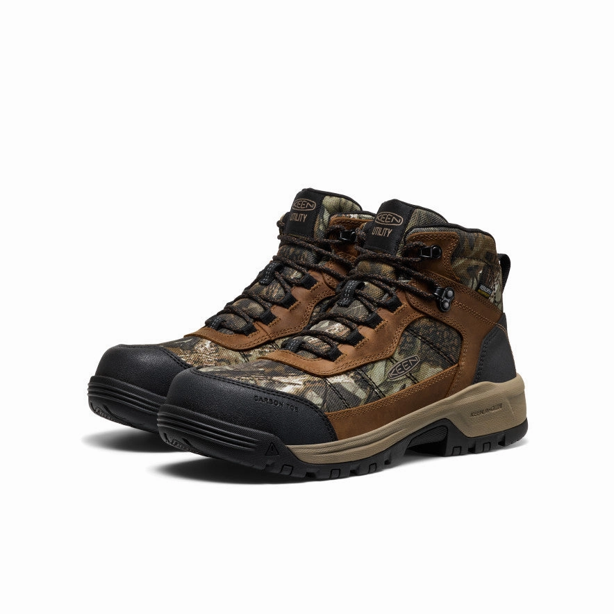 Move-Ready Looks Men'S Skokie Waterproof Work Boot (Carbon Toe)  |  Camo/Black