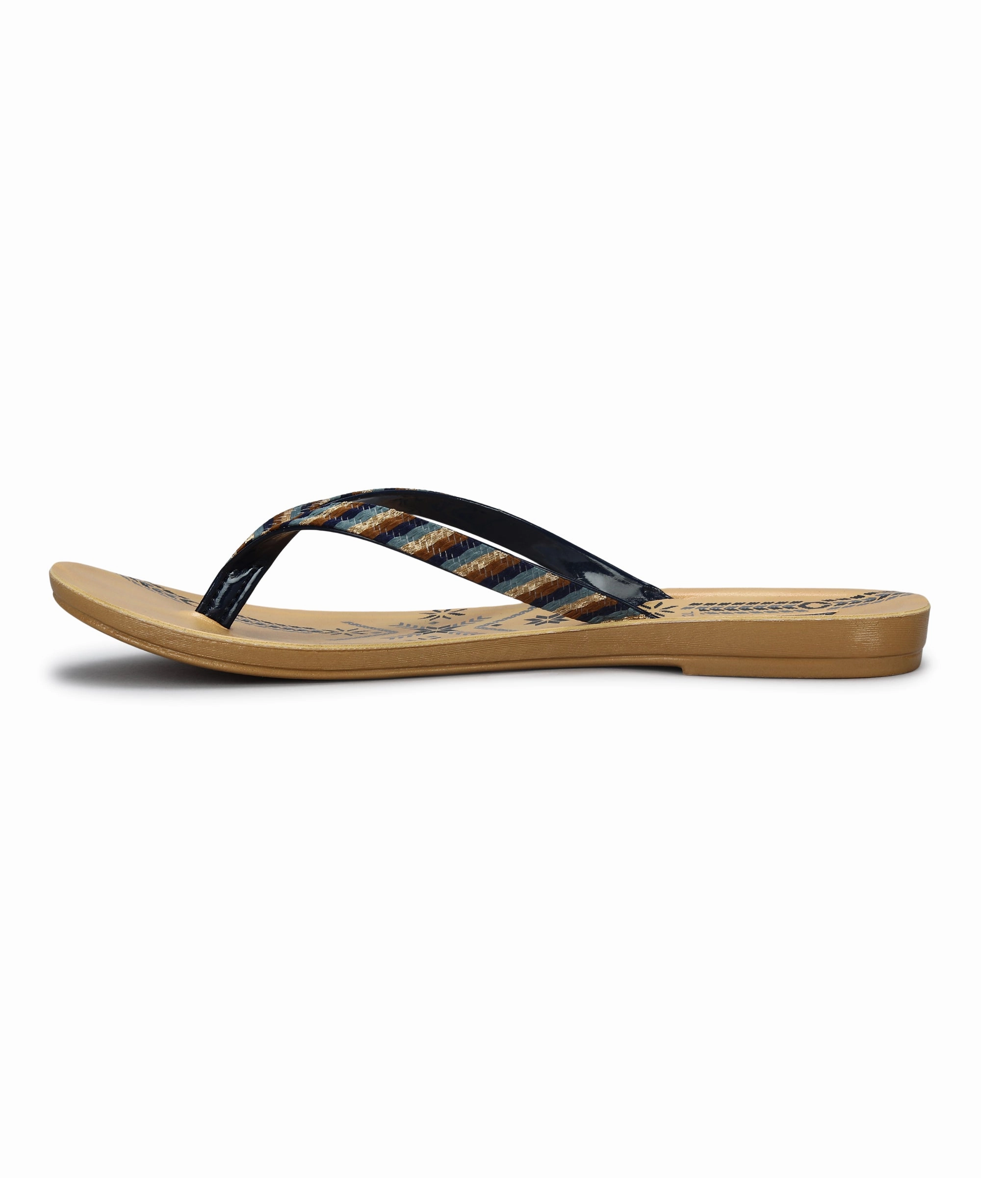 Integrated Lifestyle Adapt And Go Paragon Women'S Slip On Flat Blue Sandals | Durable Dailywear Sandals