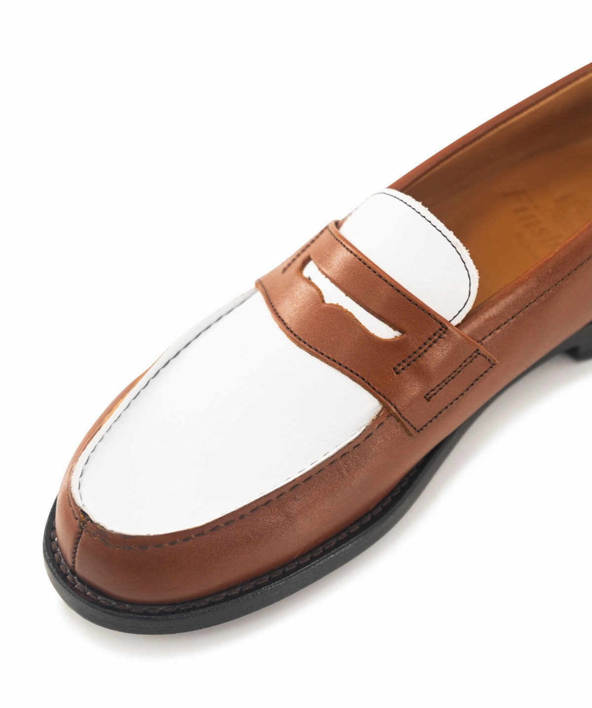 Lilou Armagnac And White Two-Tone Loafers Multi-Wear Outfit