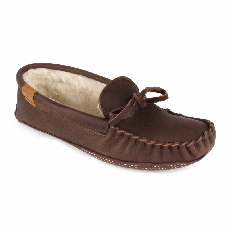 Men'S Buffalo Leather Moccasin Fit To Adapt