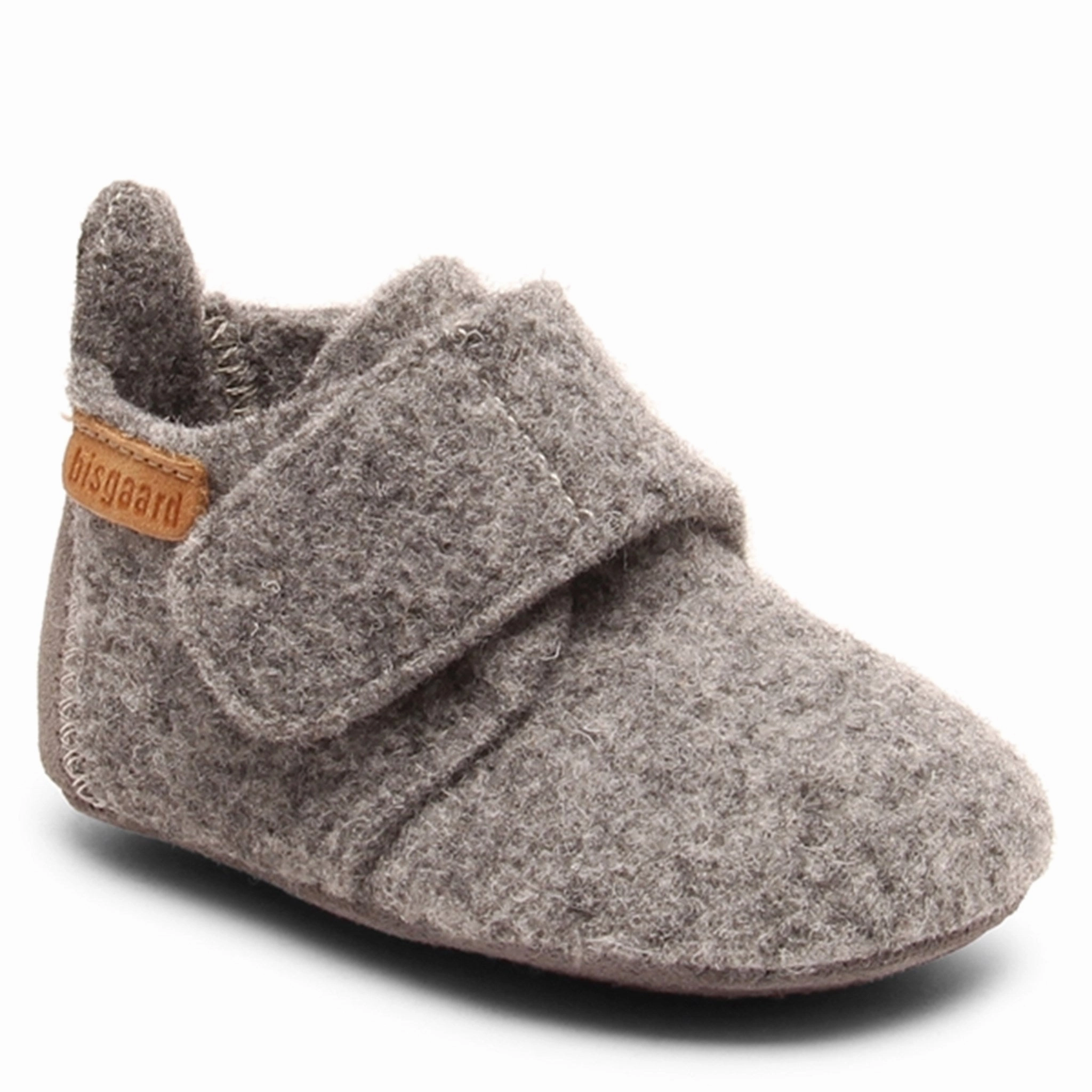 Refined Structure Versatile Layers Bisgaard Indoor Shoes Wool Grey