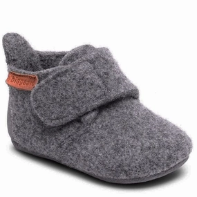 Bisgaard Indoor Shoes Wool Grey Crafted Flow