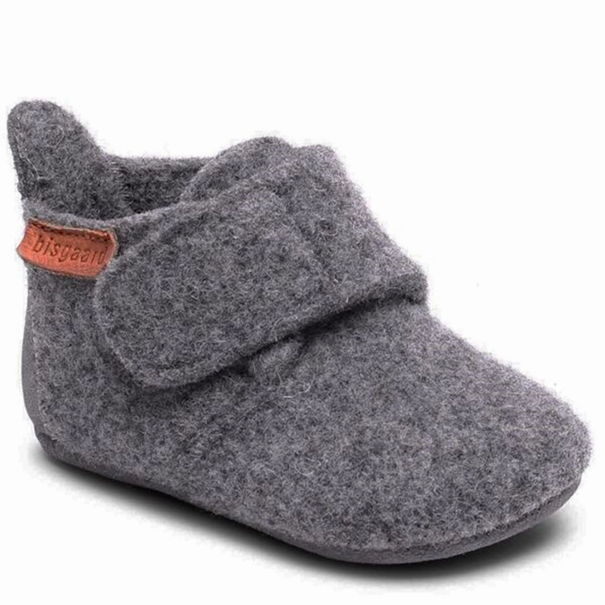 Bisgaard Indoor Shoes Wool Grey Crafted Flow