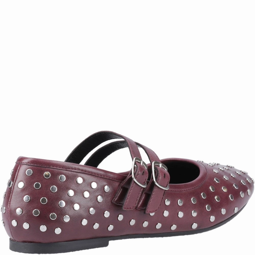 Hush Puppies Nixie Mary Jane Stud Low-Key Luxe Crafted Silhouette