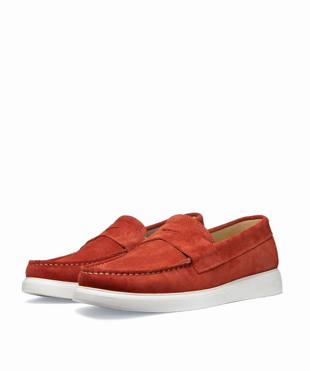 Calm Layers Acapulco Moccasin Brick Suede Calfskin