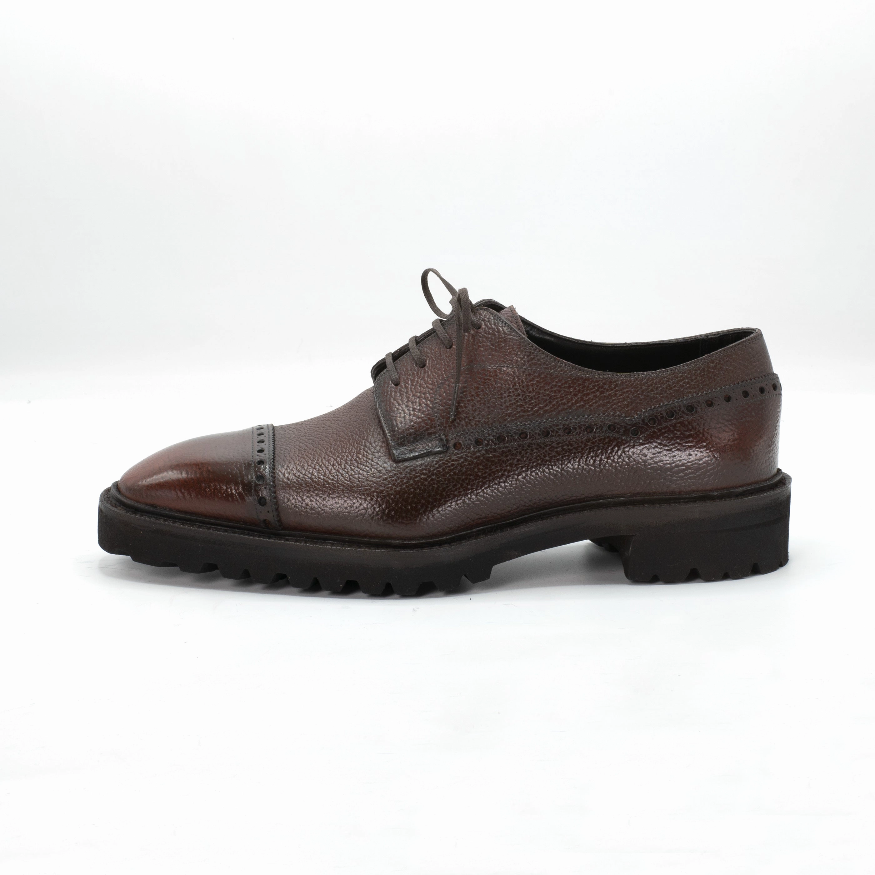 Dynamic Essentials Wear Reimagined Luis Balmoral Derby Shoe Mto - Marron Mediterraneo