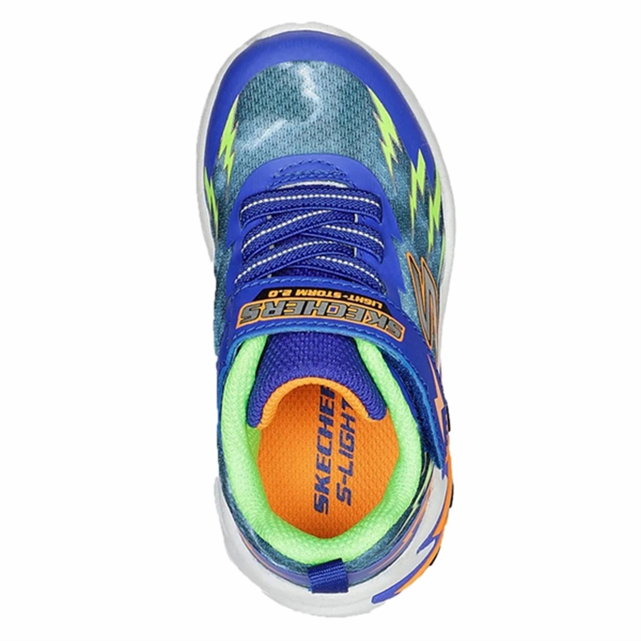 Confident Comfort Skechers Lights Storm 2.0 Sneakers Blue Lime