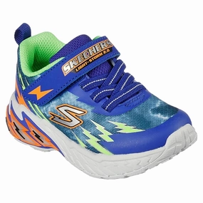 Skechers Lights Storm 2.0 Sneakers Blue Lime Built To Breathe