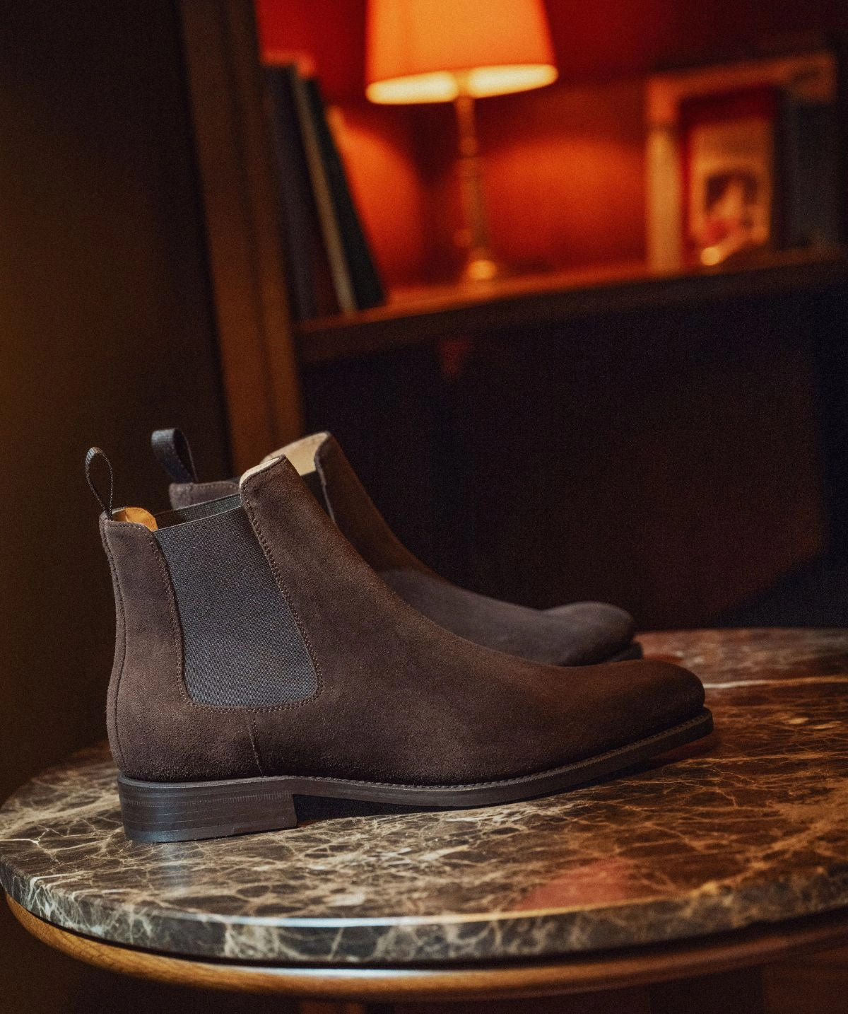 Brown Suede Calfskin Chelsea Boots Urban Toolkit