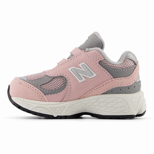 Subtle Performance Premium Feel New Balance 2002 Hook & Loop Sneakers Orbit Pink