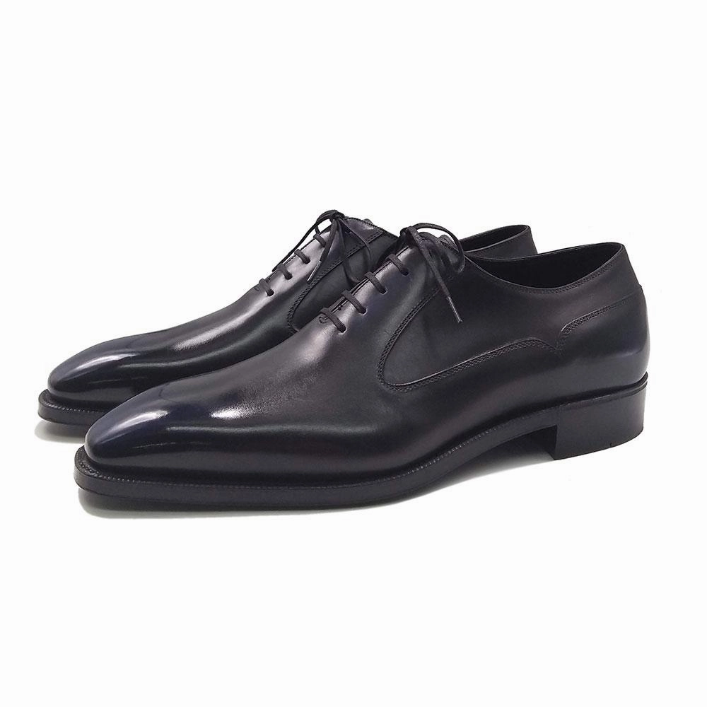 City-Layered Domingo Balmoral Oxford Shoe Mto - Orion Patina