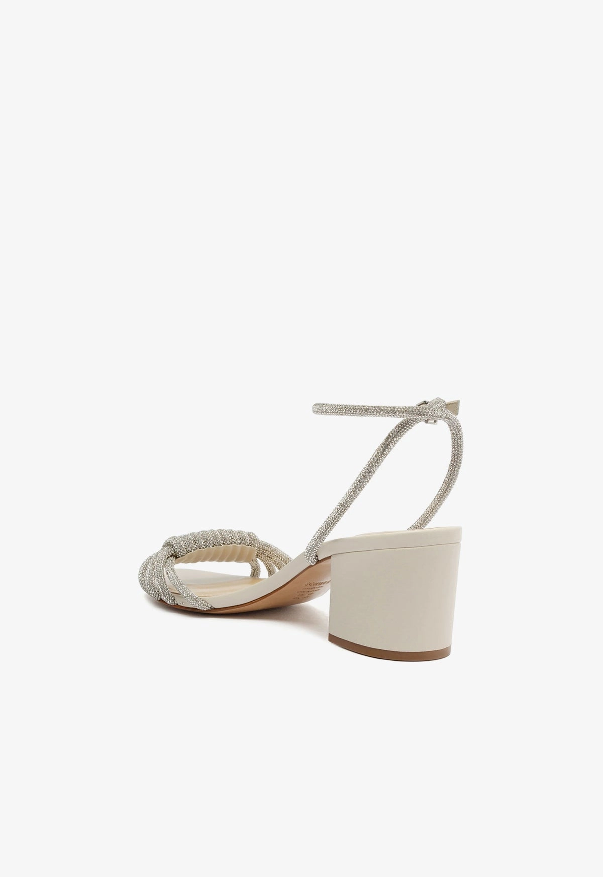 Jewell Mid Block Leather Sandal Ease-Forward Fit