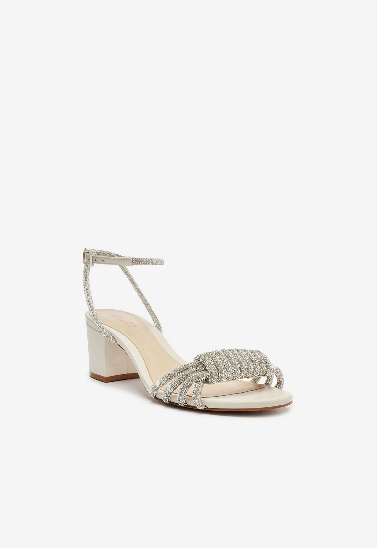 Jewell Mid Block Leather Sandal Clean Aesthetic Easy Layering