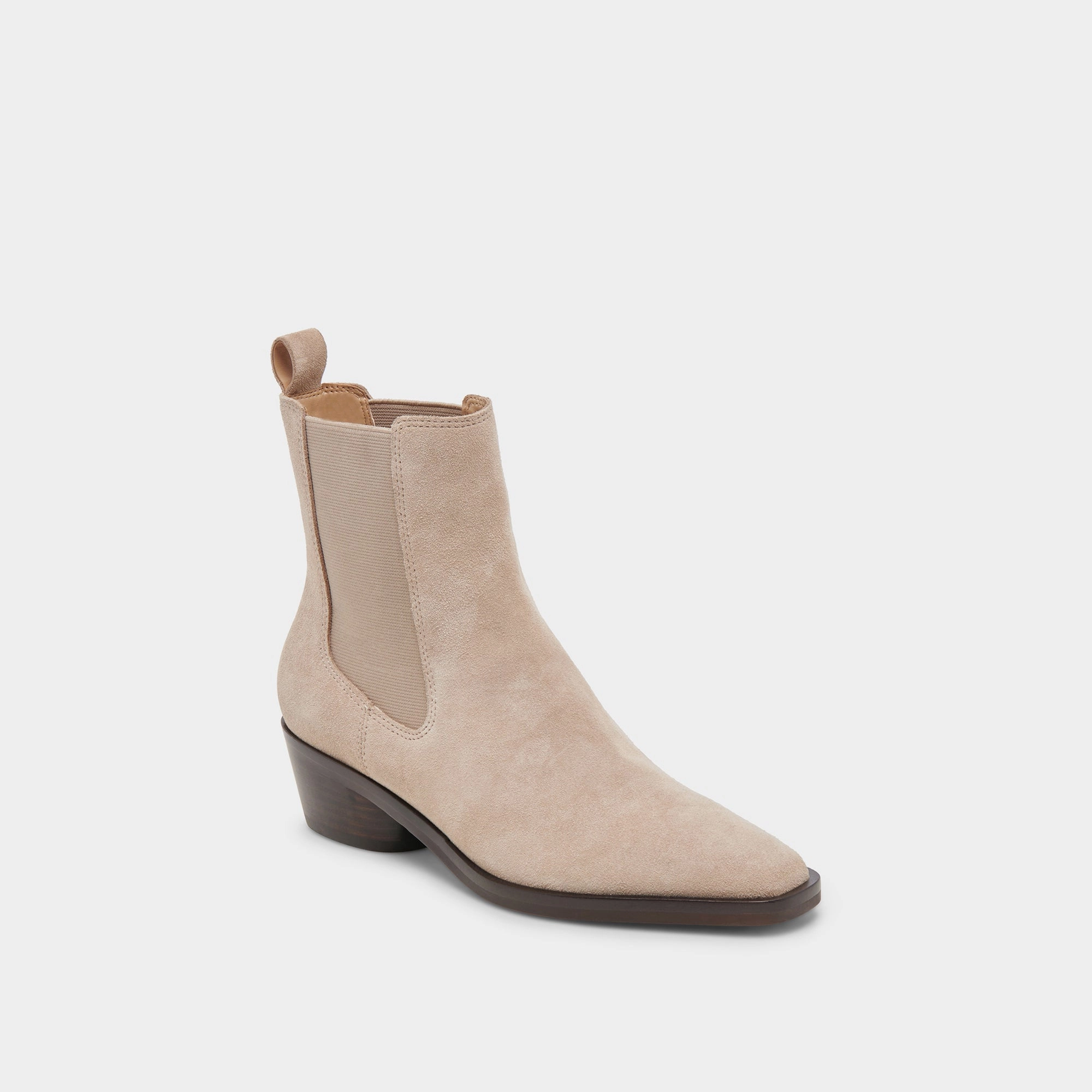 Foster Booties Taupe Suede Built For Pace Feel-Based Fashion