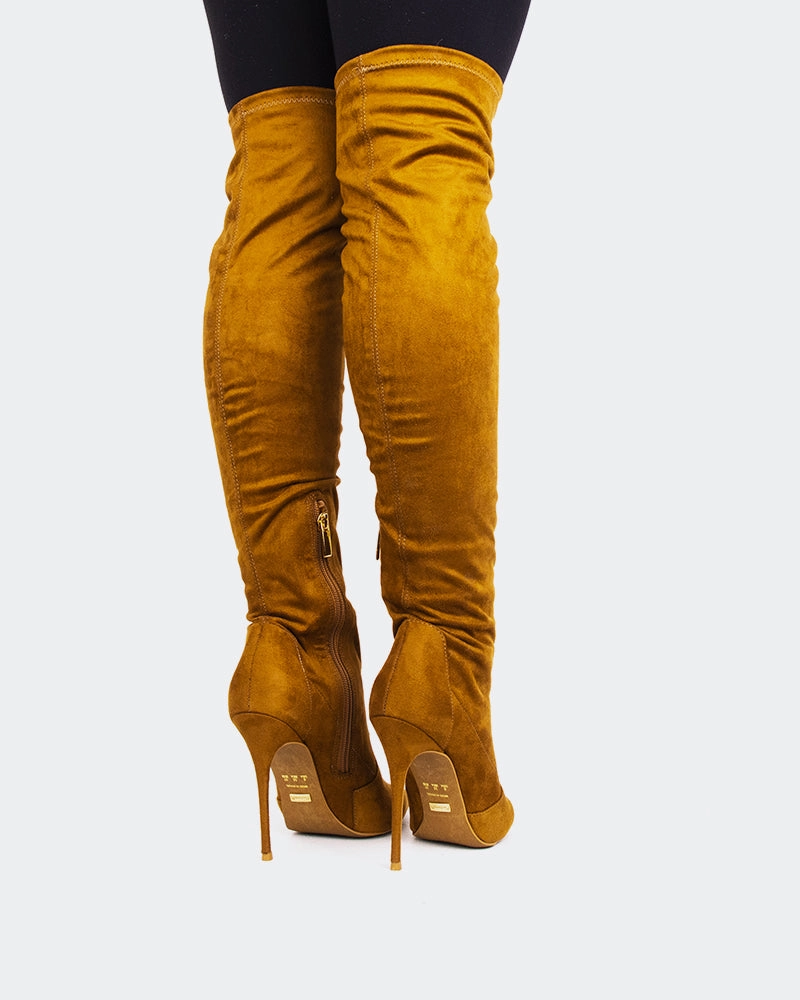 Brasilia Camel Suede Stretch Modular Uniform