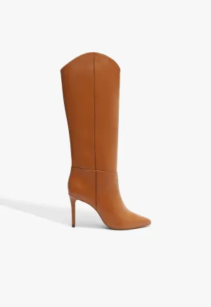 Maryana Wide Leather Boot Inspired Layerwear