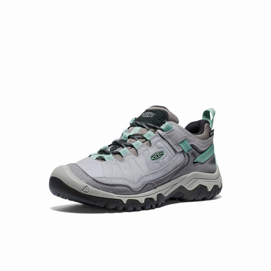 Women'S Targhee Iv Wide Waterproof Hiking Shoe  |  Alloy/Granite Green Precision-Fit