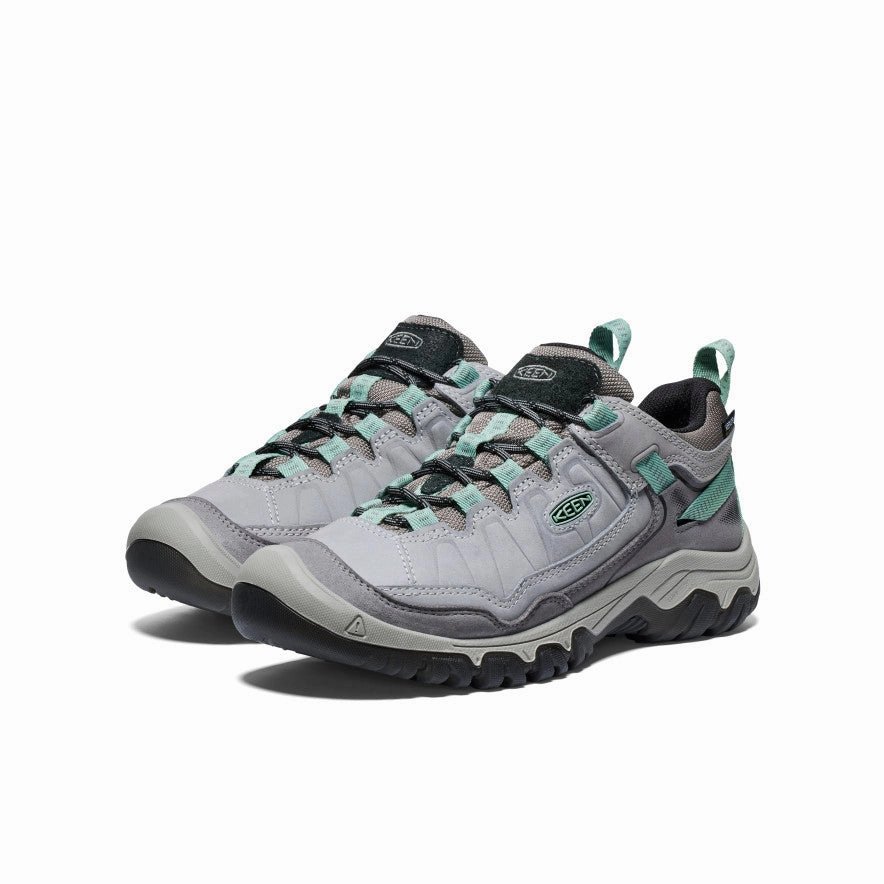 Women'S Targhee Iv Wide Waterproof Hiking Shoe  |  Alloy/Granite Green Style Made Easy