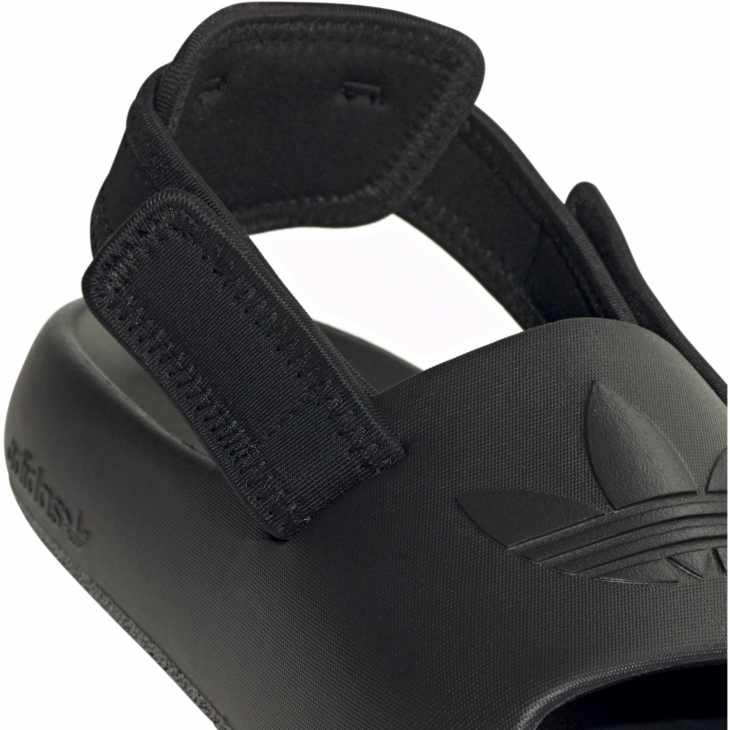 Adidas Originals Core Black/Core Black/Core Black Adifom Adilette J Sandal Flow-Forward