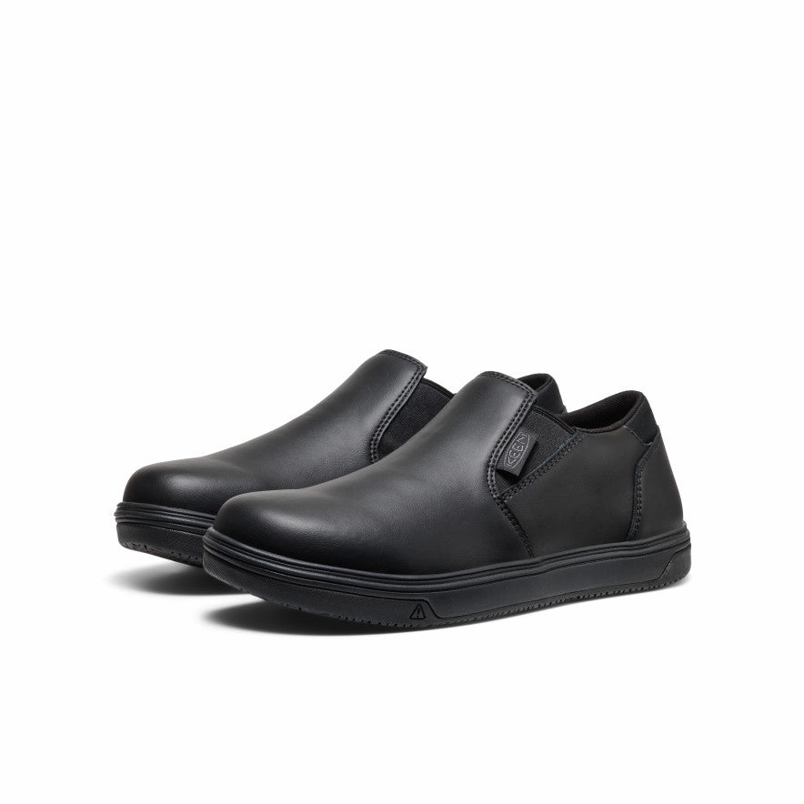 Men'S Kenton Shift Wtx Work Shoe (Soft Toe)  |  Black/Black Ease In Motionwear