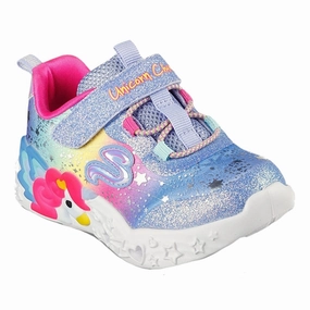 Skechers Unicorn Charmer Sneakers Twilight Dream Blue Multi Multi-Context Fit Multi-Wear Essentials