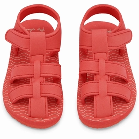 Konges Sl?Jd Sable Sandals Fiery Red Adaptable Pieces Step Into Rhythm