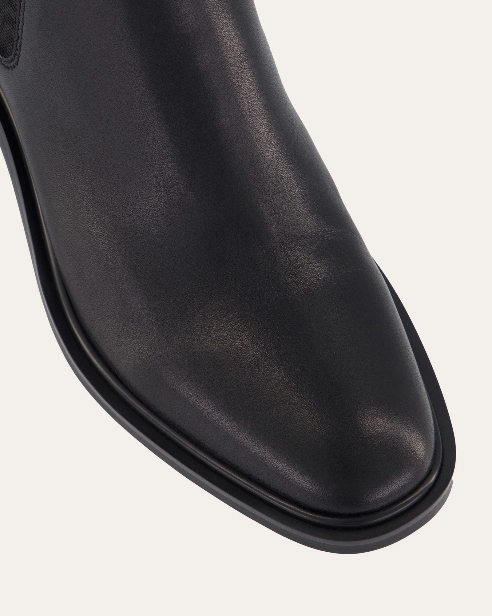 Mona Flat Ankle Boots Black Leather Motion-Elevated Crafted Lifestyle Gear