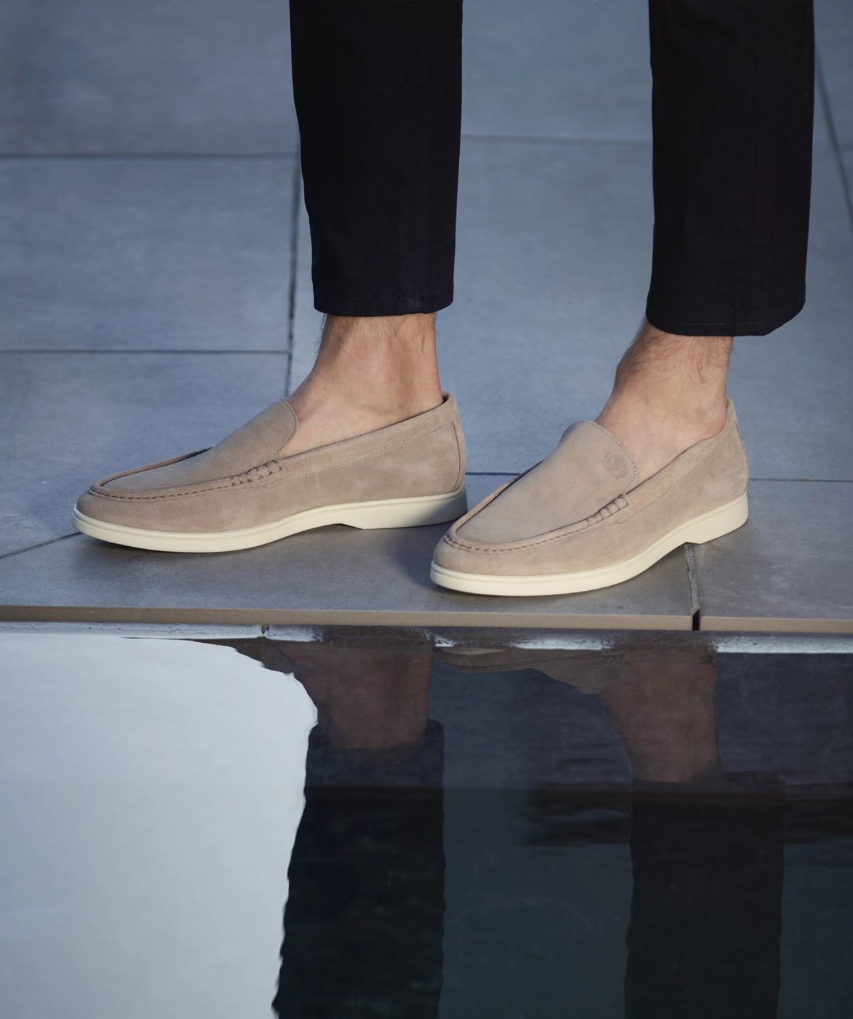 Monaco Sand Suede Moccasin Tech-Forward Fit