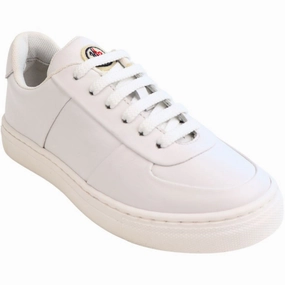 Modern Utility Performance Meets Style Moncler White Sneakers