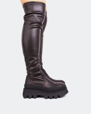 Moncton Brown Stretch Style Meets Tech Versatile Drop