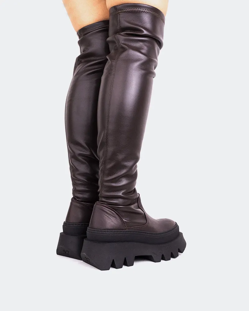 Go-Anywhere Style Moncton Brown Stretch