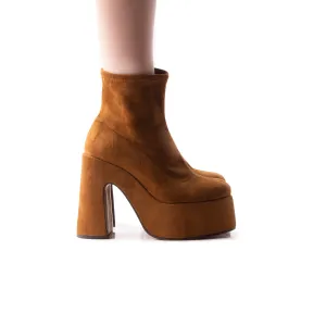 Flash Brown Suede Stretch Clean Direction