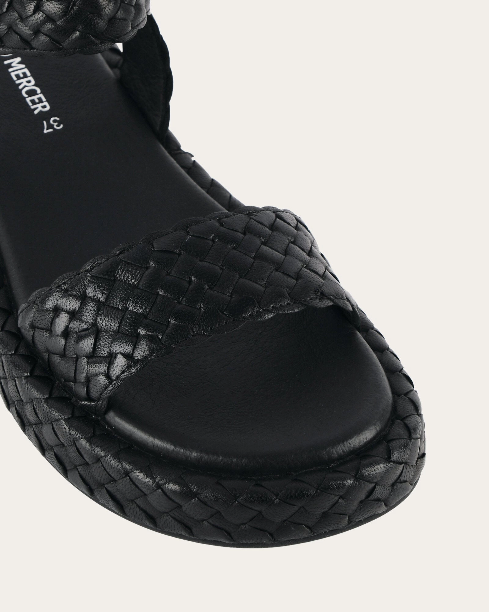 Poppy Flat Sandals Black Leather Versatility Gear