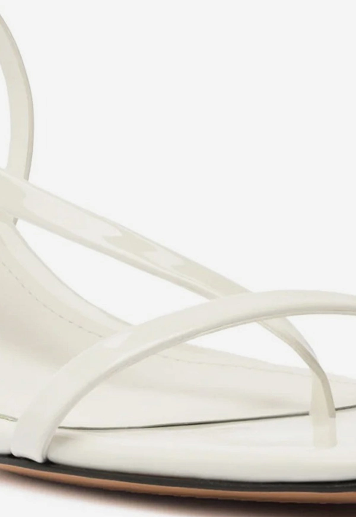 Heloise Patent Leather Sandal Relaxed Refinement