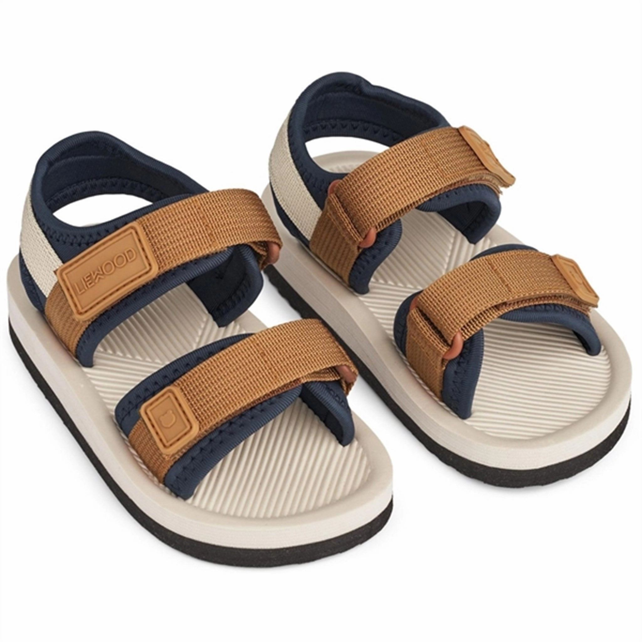 Crafted Silhouette Engineered For Flow Liewood Monty Sandals Golden Bilamel Mix