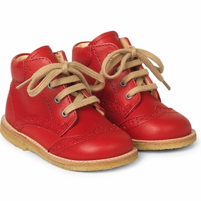 Designed To Perform Streamlined Look Angulus Beginner Shoes W. Lace Red 2378-101-1412