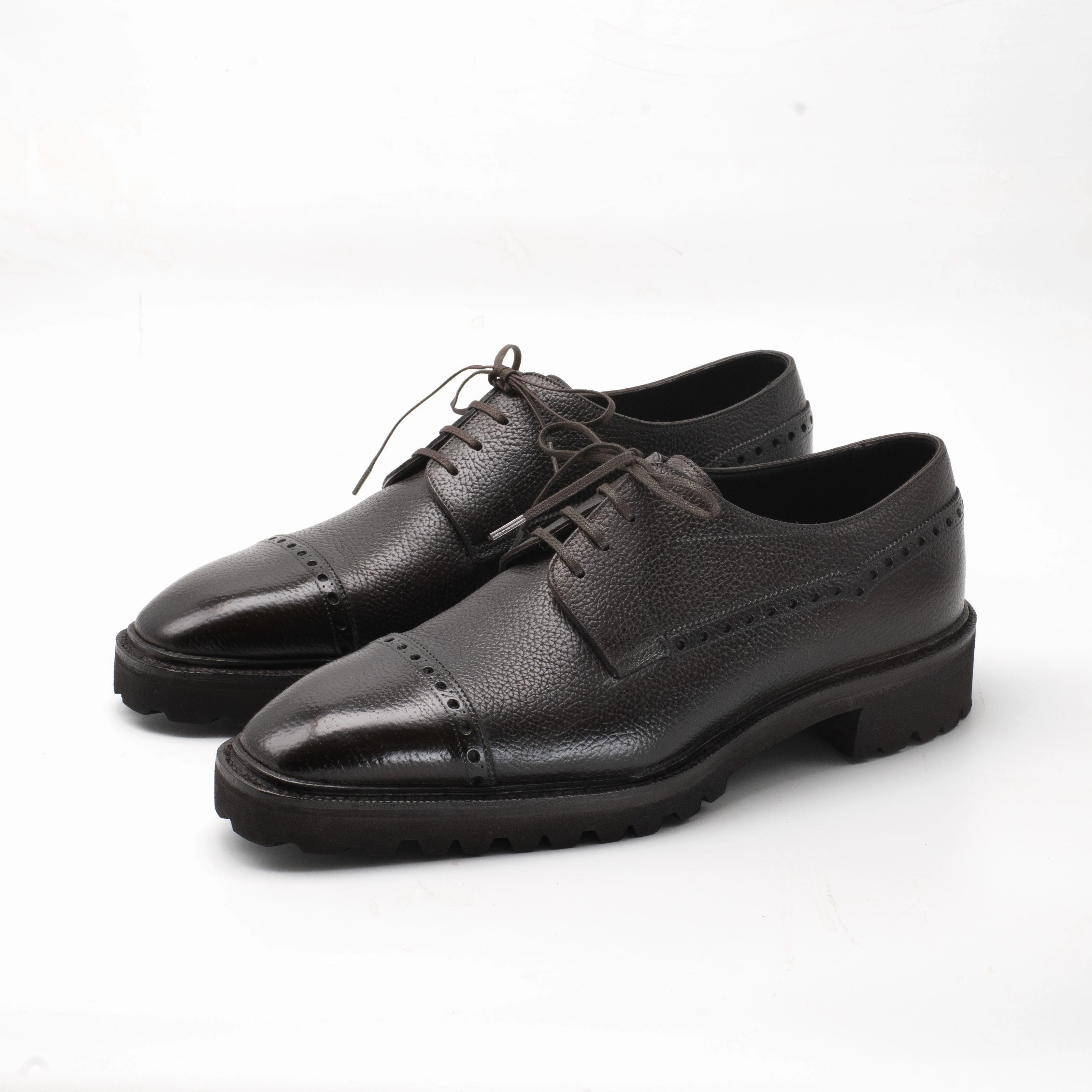 Luis Balmoral Derby Shoe Mto - Bister Layered Living Motion Clarity