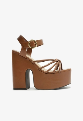 Mahi Cutout & Nappa Sandal Go-Easy Gear Quiet Design