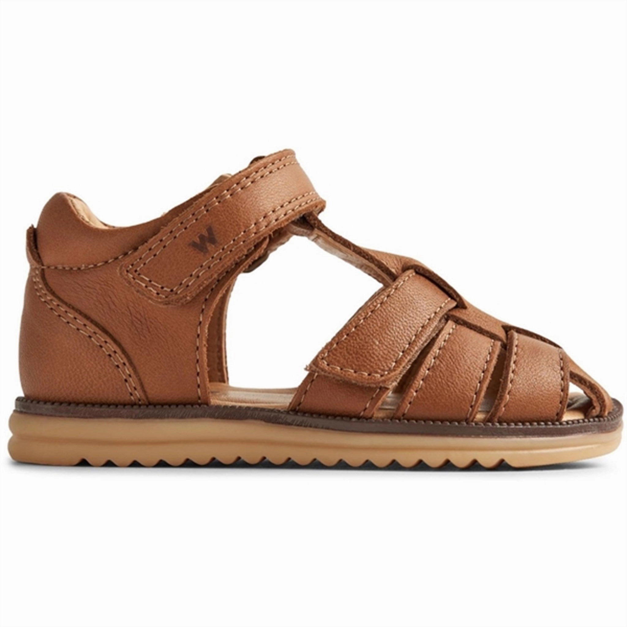 Wheat Sandal Closed Toe Sky Cognac Built For Motion