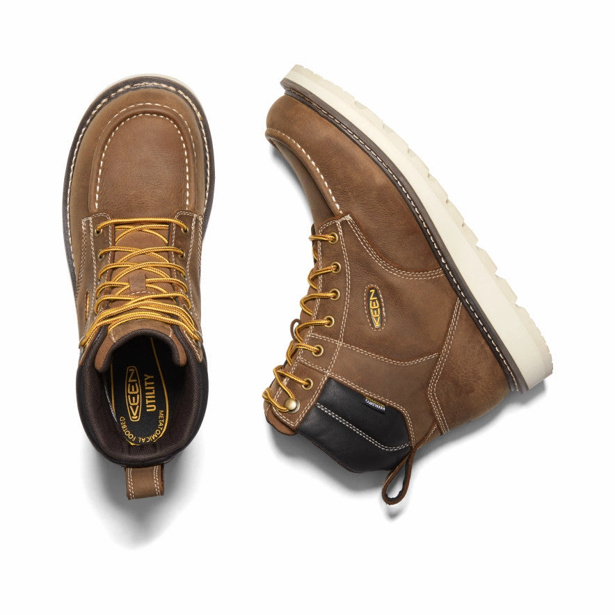 Street-Forward Updated Basics Men'S Cincinnati 6" Waterproof Boot (Soft Toe)  |  Belgian/Sandshell