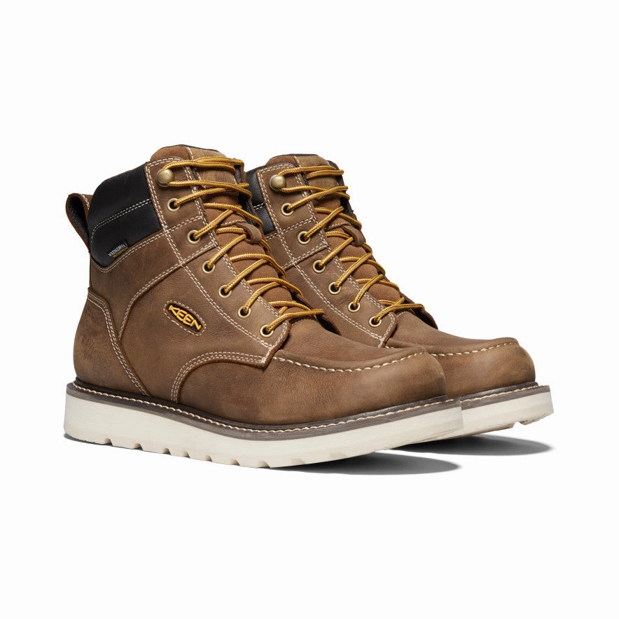 Men'S Cincinnati 6" Waterproof Boot (Soft Toe)  |  Belgian/Sandshell Bold In Simplicity