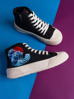 Bacca Bucci Women'S High-Top Sneakers - "Kawaii Kicks" Collection Go-Mode Daily