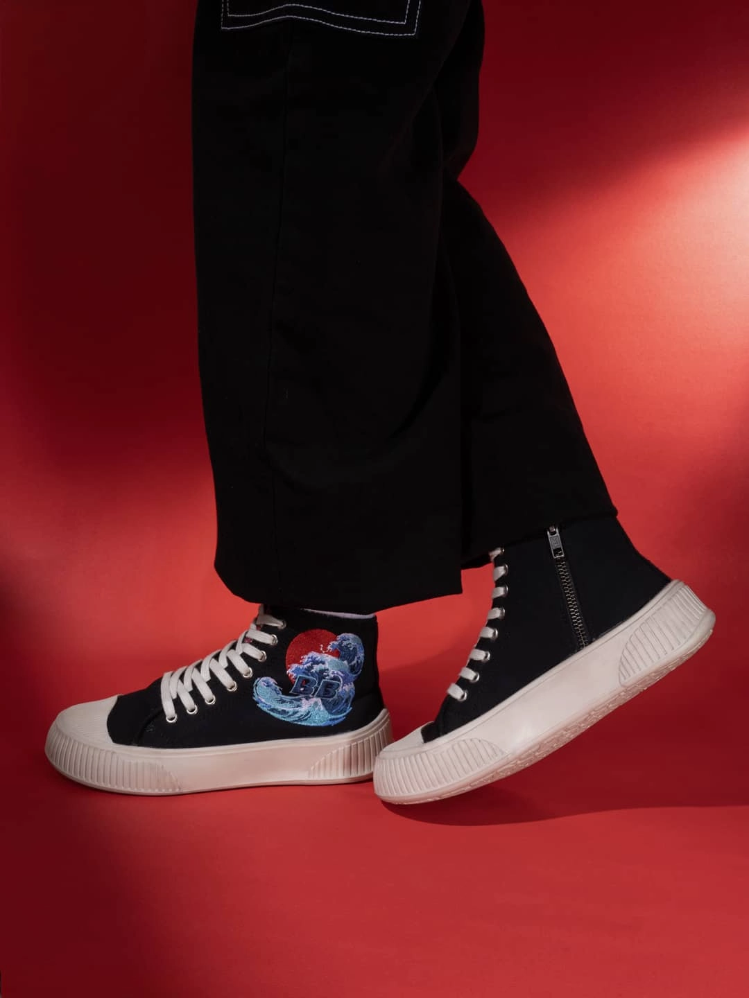 Bacca Bucci Women'S High-Top Sneakers - "Kawaii Kicks" Collection Form In Action Integrated Cool