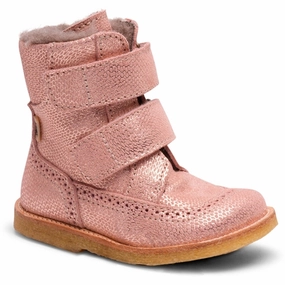 Bisgaard Elba Tex Boots Rose Glitter Subtle Style Gear Refined Feel