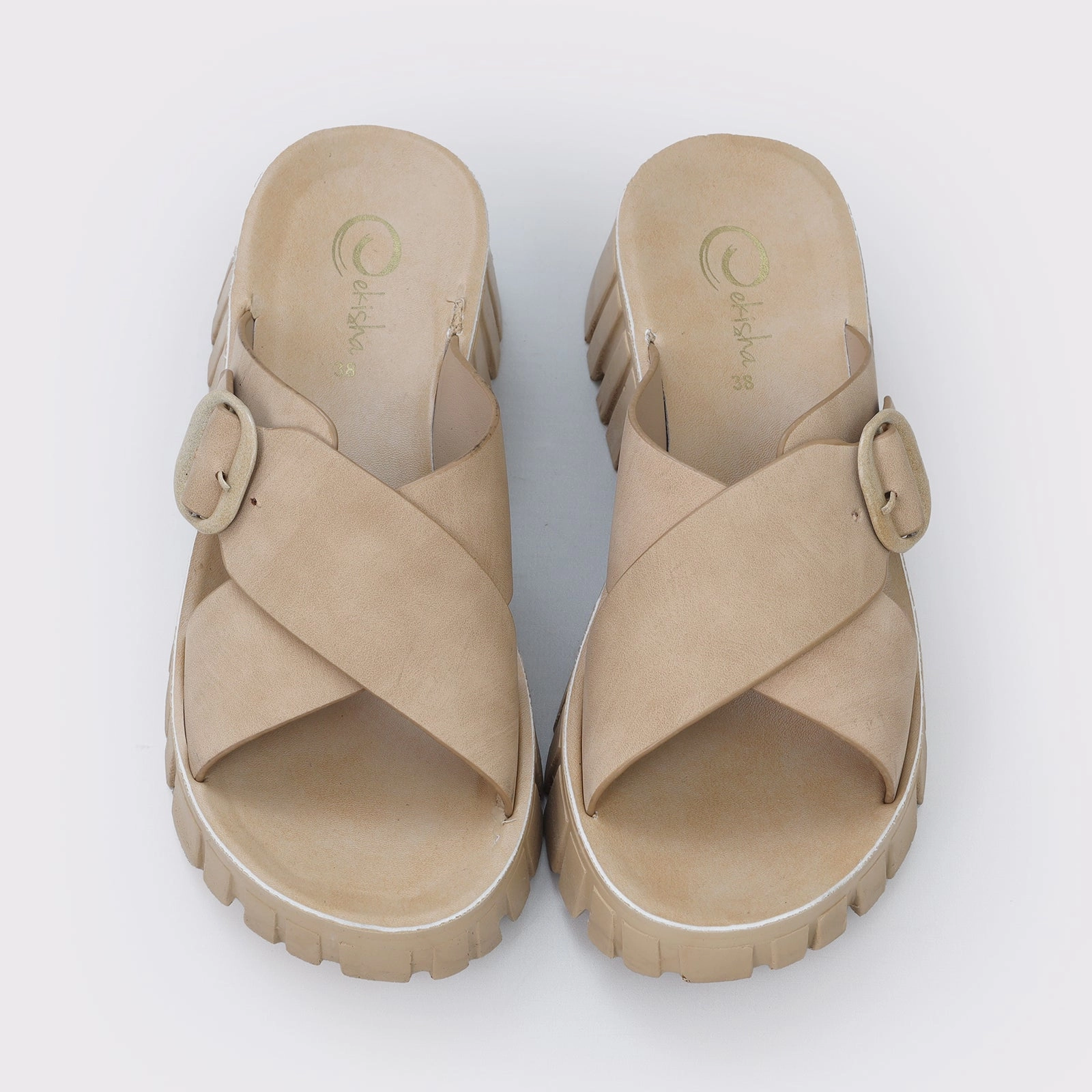 Function First Buckled Slippers For Women
