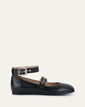 Designed To Shift Design-First Hera Casual Flats Black Leather