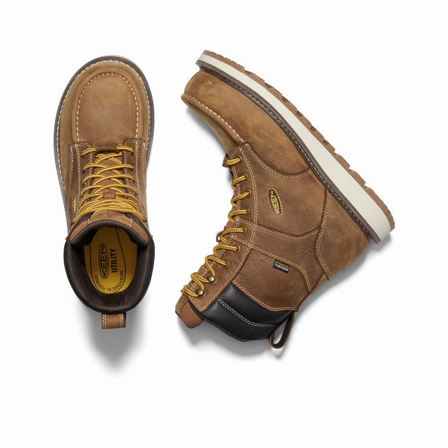 Men'S Cincinnati 8" Waterproof Boot (Carbon Toe)  |  Belgian/Sandshell Motion Clarity