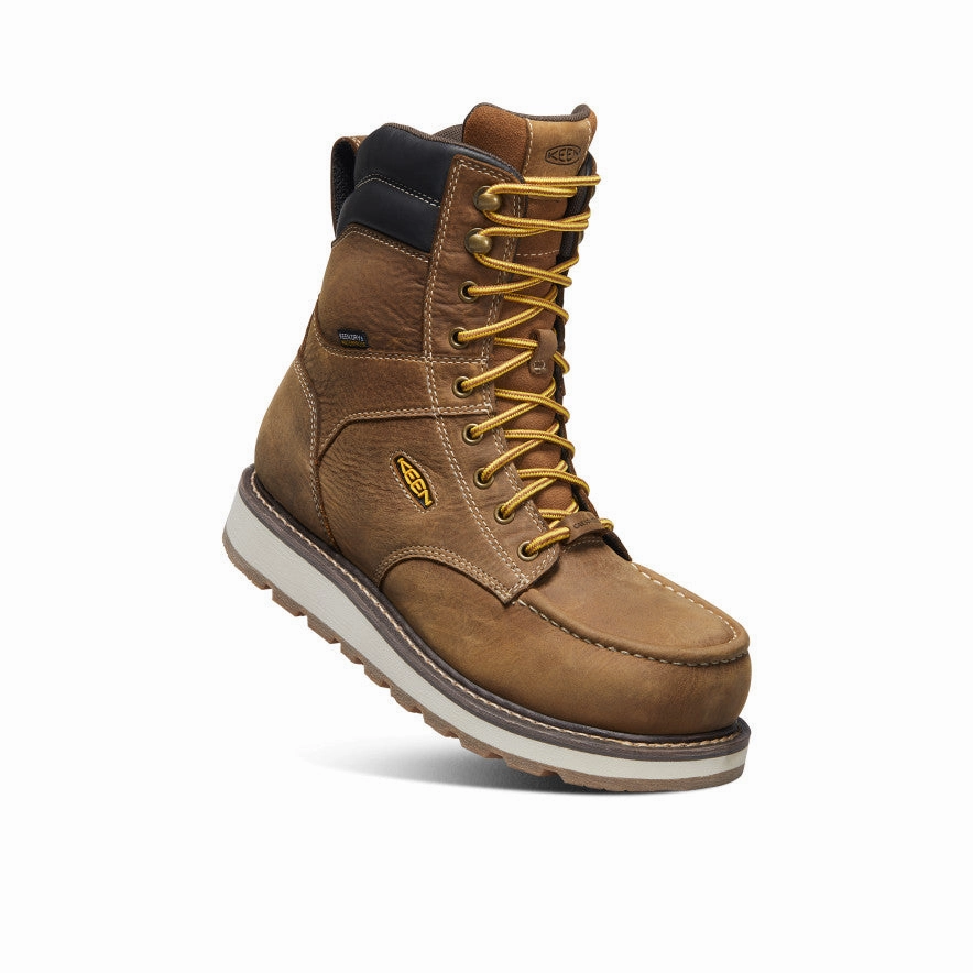 Men'S Cincinnati 8" Waterproof Boot (Carbon Toe)  |  Belgian/Sandshell Essential Structure