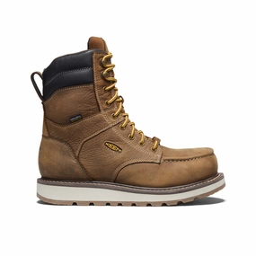 Men'S Cincinnati 8" Waterproof Boot (Carbon Toe)  |  Belgian/Sandshell Modern Motionwear